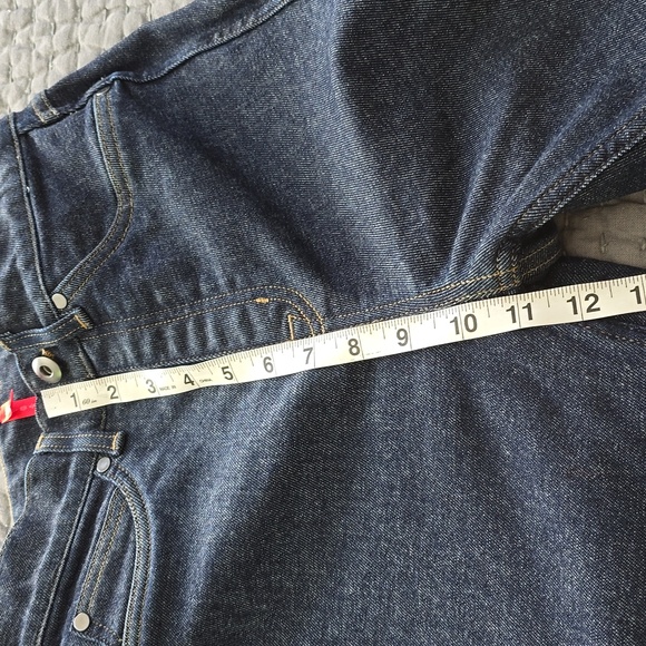 Spanx Denim Cuffed Leg Raw indigo high rise - Picture 9 of 16